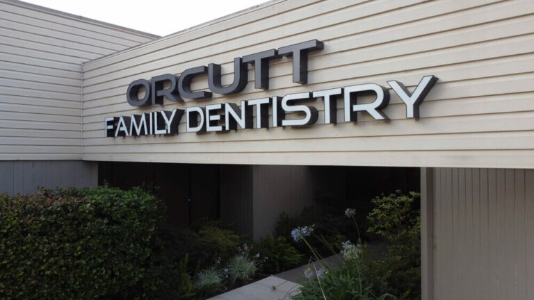 exterior of orcutt family dentistry building